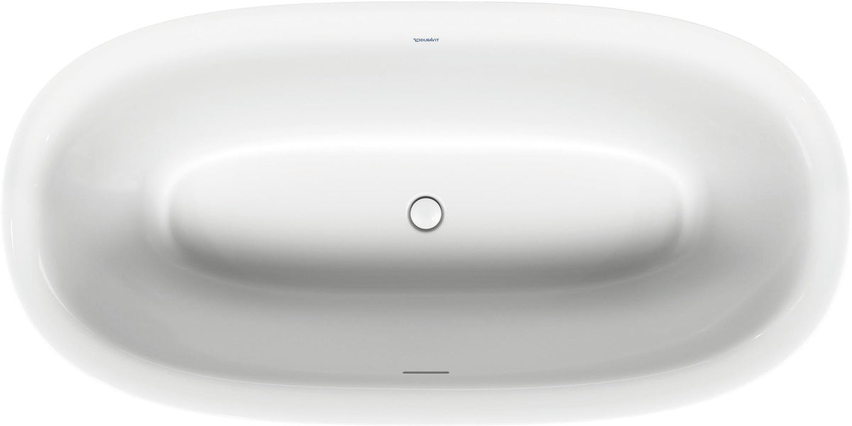 DURAVIT White Tulip Freistehbadewanne 1600x800 mm Sanitäracryl Weiß mit 2 Rückenschrägen