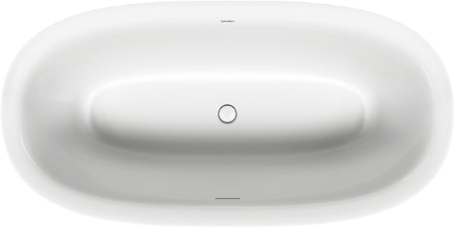 DURAVIT White Tulip Freistehbadewanne 1600x800 mm Sanitäracryl Weiß mit 2 Rückenschrägen