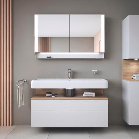 DURAVIT Waschtisch Qatego Studio F. A. Porsche 1200 mm weiß HygieneGlaze