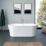 Duravit D-Neo Einhebel-Wannenmischer bodenstehend mit Keramikmischsystem in Chrom