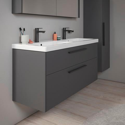 DURAVIT D-Code Spiegelschrank 1200 mm mit LED-Beleuchtung, 2 Türen, Front- und Innenspiegel