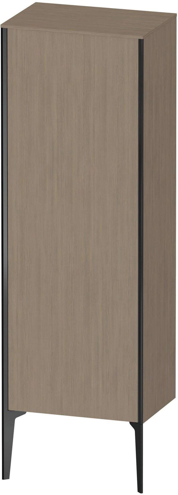 Duravit XViu Halbhochschrank 1330 mm Eiche Terra mit Tip-on Technik und Soft-Close