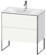 Duravit Waschtischunterbau XSquare 810x840x478mm mit 2 Auszügen, s-matt und Ahorn-Esche