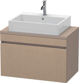 Duravit DuraStyle Waschtischunterbau 800 mm betongrau matt mit 1 Auszug und Soft-Close