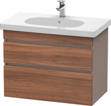 DURAVIT DuraStyle Waschtischunterbau 800 mm wandhängend, 2 Schubkästen, weiß matt – mit Soft-Close