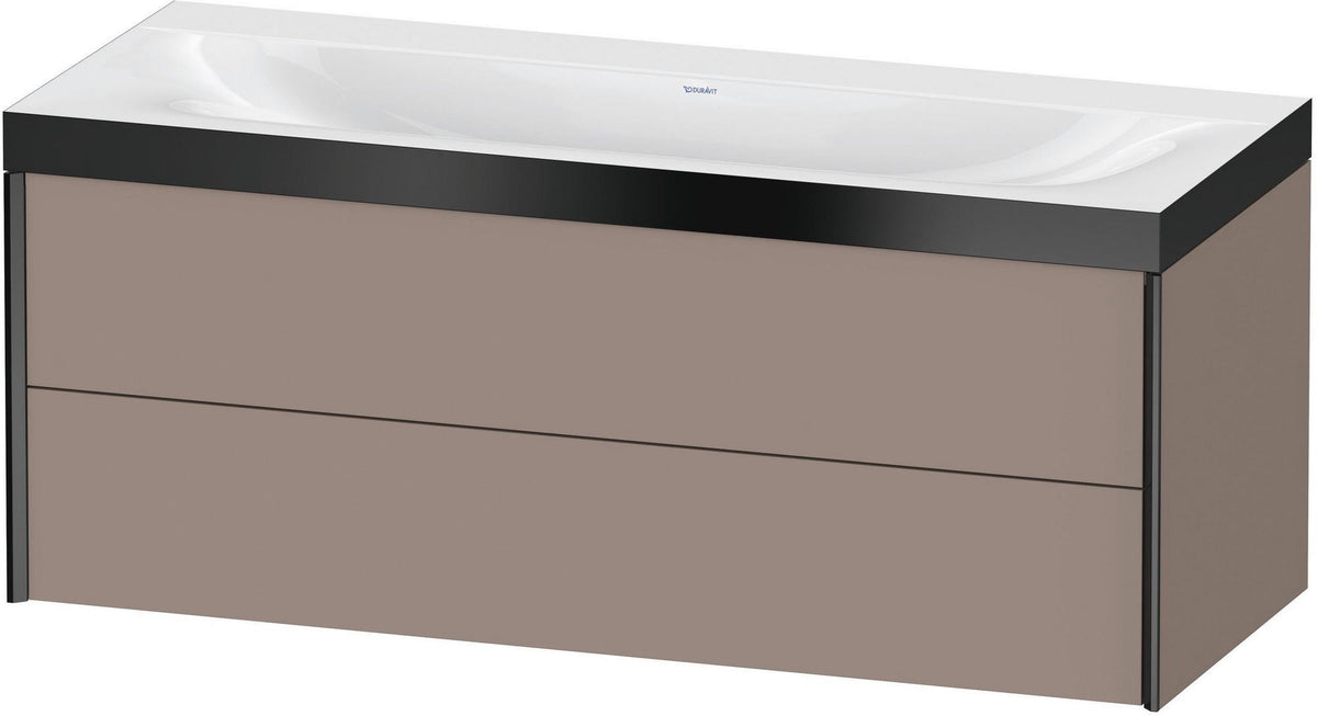 DURAVIT XViu c-bonded Waschtischunterbauset 1200 mm wandhängend mit 2 Schubkästen