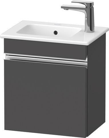 DURAVIT Sivida Waschtischunterbau 400 mm Nussbaum – Wandhängend, 1 Tür, Dämpfung