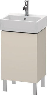 DURAVIT L-Cube Waschtischunterbau 593x434x341 mm, amerikanisch nussbaum, Anschlag links, für Vero Air