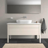 Duravit Luv Waschtischunterbau bodenstehend 1338 mm Weiß Seidenmatt mit Tip-On-Technik