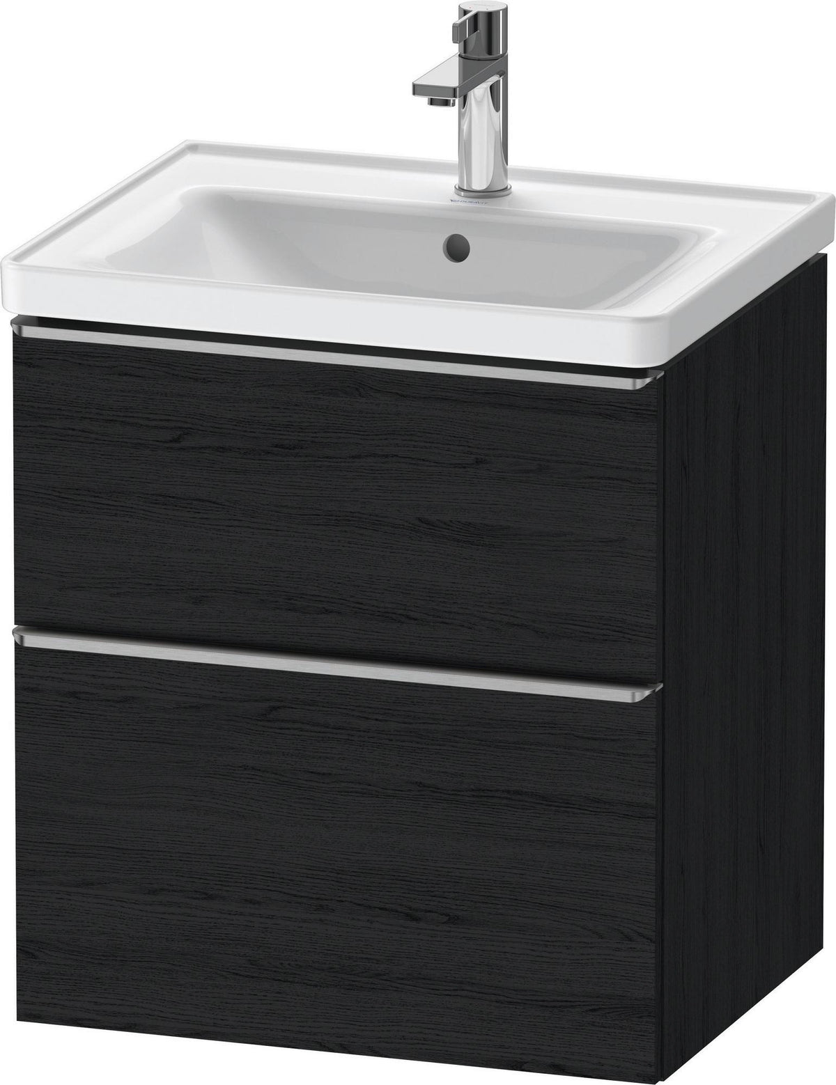 Duravit D-Neo Waschtischunterbau 584 mm betongrau matt mit Auszug und Schubkasten
