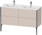 taupe matt / Spanplatte / Ausz.schwarz