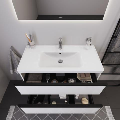 DURAVIT Licht & Spiegel Wandspiegel 600x700mm IP44 mit Beleuchtung und Schalter – matt, inkl. Befestigungsmaterial