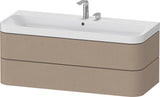 Duravit Happy D.2 Waschtischset 1175 mm wandhängend mit Tip-on Technik und Soft-Close