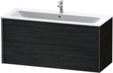 Duravit XViu Waschtischunterbau wandhängend 1210 mm, 2 Schubkästen, champagner matt/weiß matt