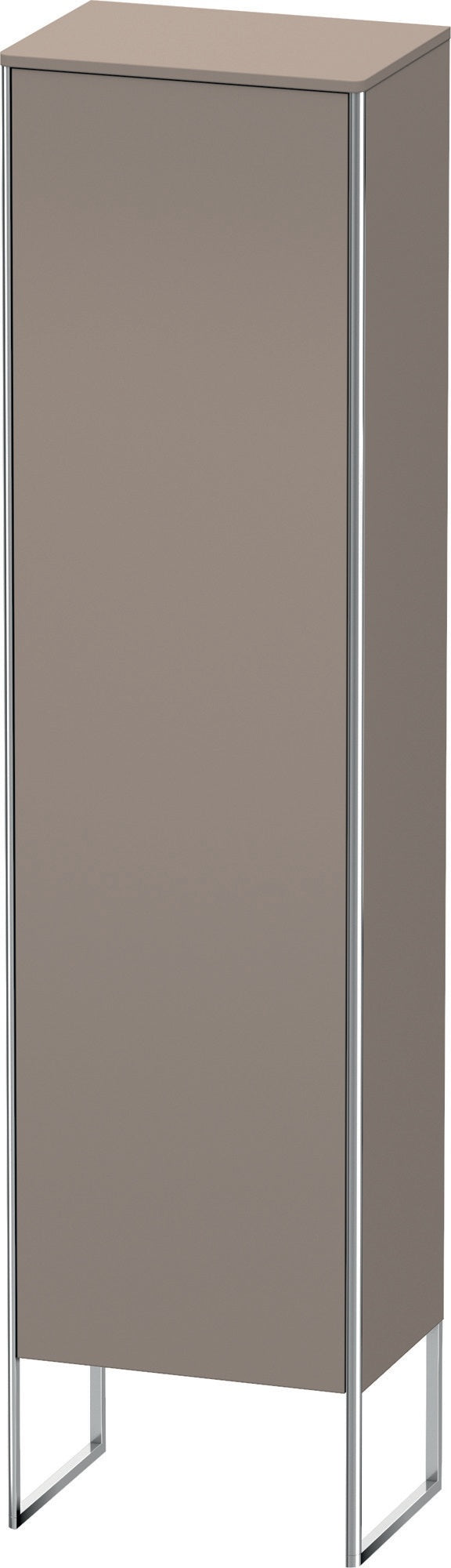 DURAVIT XSquare Hochschrank 2016 mm basalt matt, Tür rechts, Tip-On, bodenstehend