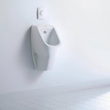 DURAVIT D-Code Urinal rimless, Zulauf hinten, ohne Fliege, weiß – Sanitärkeramik