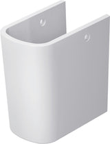 Duravit No.1 Halbsäule Weiß 280x175x290 mm – Wandhängende Keramik-Halbsäule