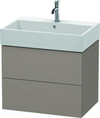 basalt matt / Spanplatte / 2 Schubkästen