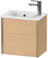 Duravit XViu Waschtischunterbau wandhängend 410 mm Eiche Natur mit 1 Tür rechts