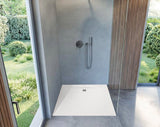 DURAVIT Sustano Duschwanne 800x800x30 Mineralguss Weiß – Quadratisch, Bodenbündig