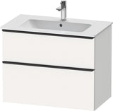 Duravit D-Neo Waschtischunterbau 810 mm betongrau matt mit Soft-Close-Auszug