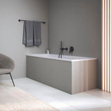 DURAVIT Qatego Einbauwanne 1500x750mm Acryl weiß, 1 Rückenschräge, Überlauf