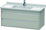 DURAVIT Ketho Waschtischunterbau wandhängend 1000 mm basalt matt, 2 Schubkästen, Soft-Close