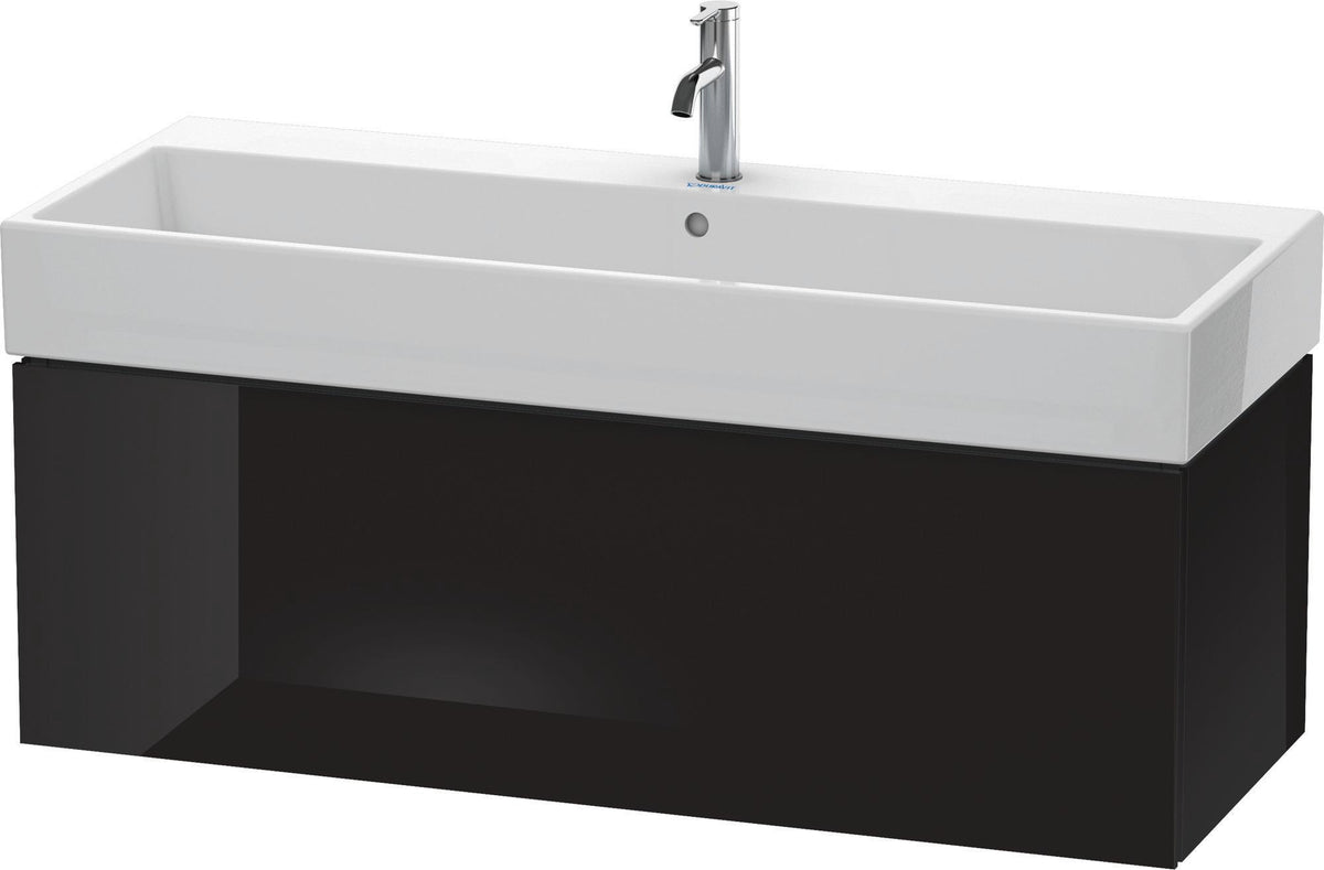 DURAVIT L-Cube Waschtischunterbau 1184 mm, 1 Auszug, Weiß Matt, Tip-On