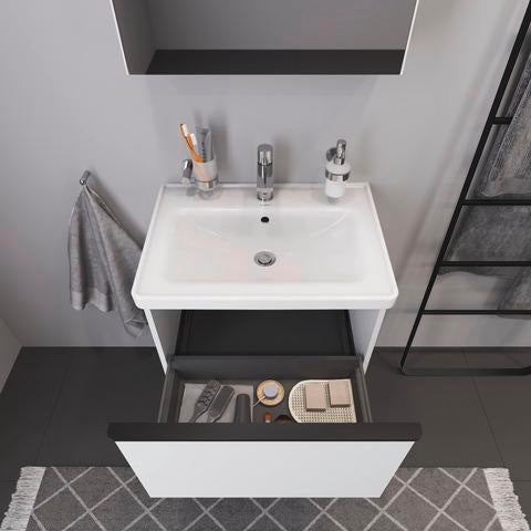 DURAVIT Spiegelschrank BETTER mit LED-Beleuchtung, 760 mm, Anschlag links, Front- und Innenspiegel