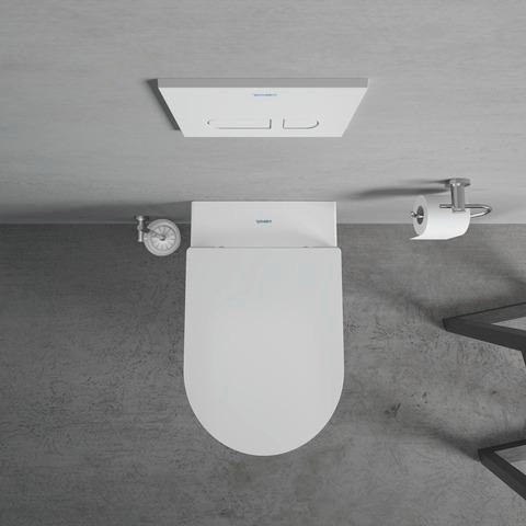 DURAVIT D-Code Bürstengarnitur wandhängend aus Messing in Chrom – 154 x 154 x 342 mm