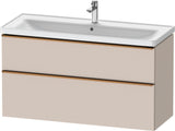 DURAVIT D-Neo Waschtischunterbau 1184 mm Eiche Schwarz mit Bronze Griff