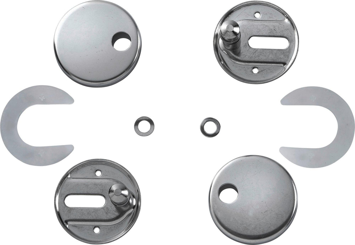 DURAVIT Scharnier-Set für WC-Sitz Universal, Edelstahl, mit Absenkautomatik 0061381000