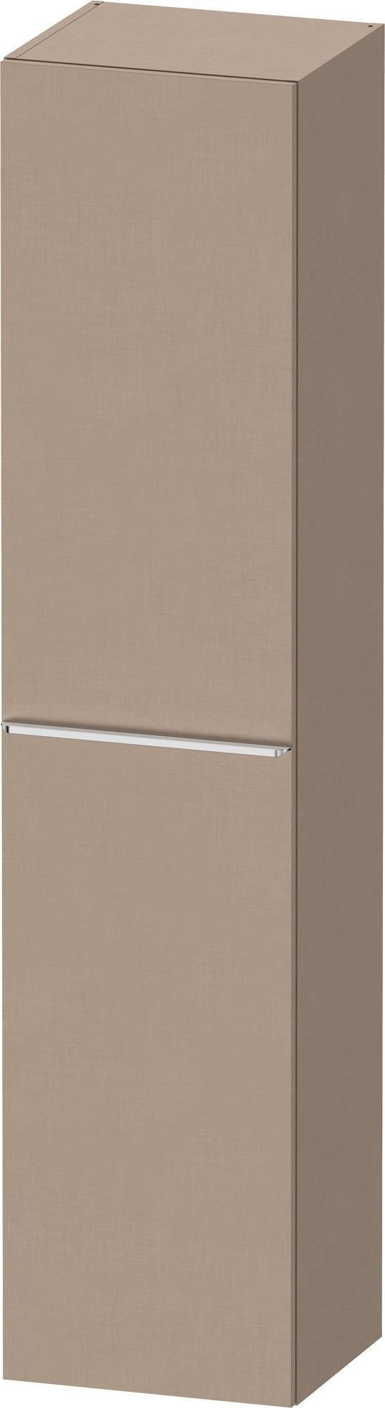 DURAVIT D-Neo Hochschrank 400x360x1760 mm, 1 Tür links, Eiche Schwarz – Matt, Soft-Close