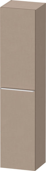 DURAVIT D-Neo Hochschrank 400x360x1760 mm, 1 Tür links, Eiche Schwarz – Matt, Soft-Close