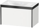 Duravit XViu Möbelwaschtischset 800x480mm mit Unterschrank, 1 Auszug, Ahorn mitte