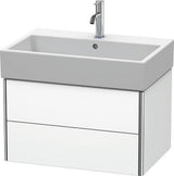 Duravit XSquare Waschtischunterbau 684 mm wandhängend mit Schubkasten und Siphonausschnitt