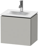 Duravit L-Cube Waschtischunterbau 440 mm, 1 Tür links, weiß matt – Wandhängend