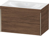 DURAVIT XViu c-bonded Waschtischset 800 mm wandhängend mit 2 Schubkästen und Tip-on-Technik
