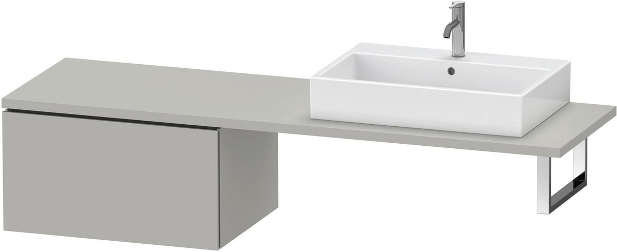 DURAVIT L-Cube Unterschrank 720 mm weiß matt – 1 Auszug, wandhängend, Tip-on