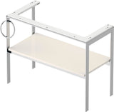 DURAVIT White Tulip Metallkonsole 984 mm Taupe Hochglanz von Philippe Starck