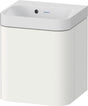 Duravit Happy D.2 c-shaped Waschtischset wandhängend 400x360x480 mm mit Überlauf und HLB in Weiß