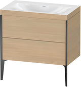 DURAVIT XViu c-bonded Waschtischset 800 mm mit 2 Auszügen, bodenstehend, Soft-Close