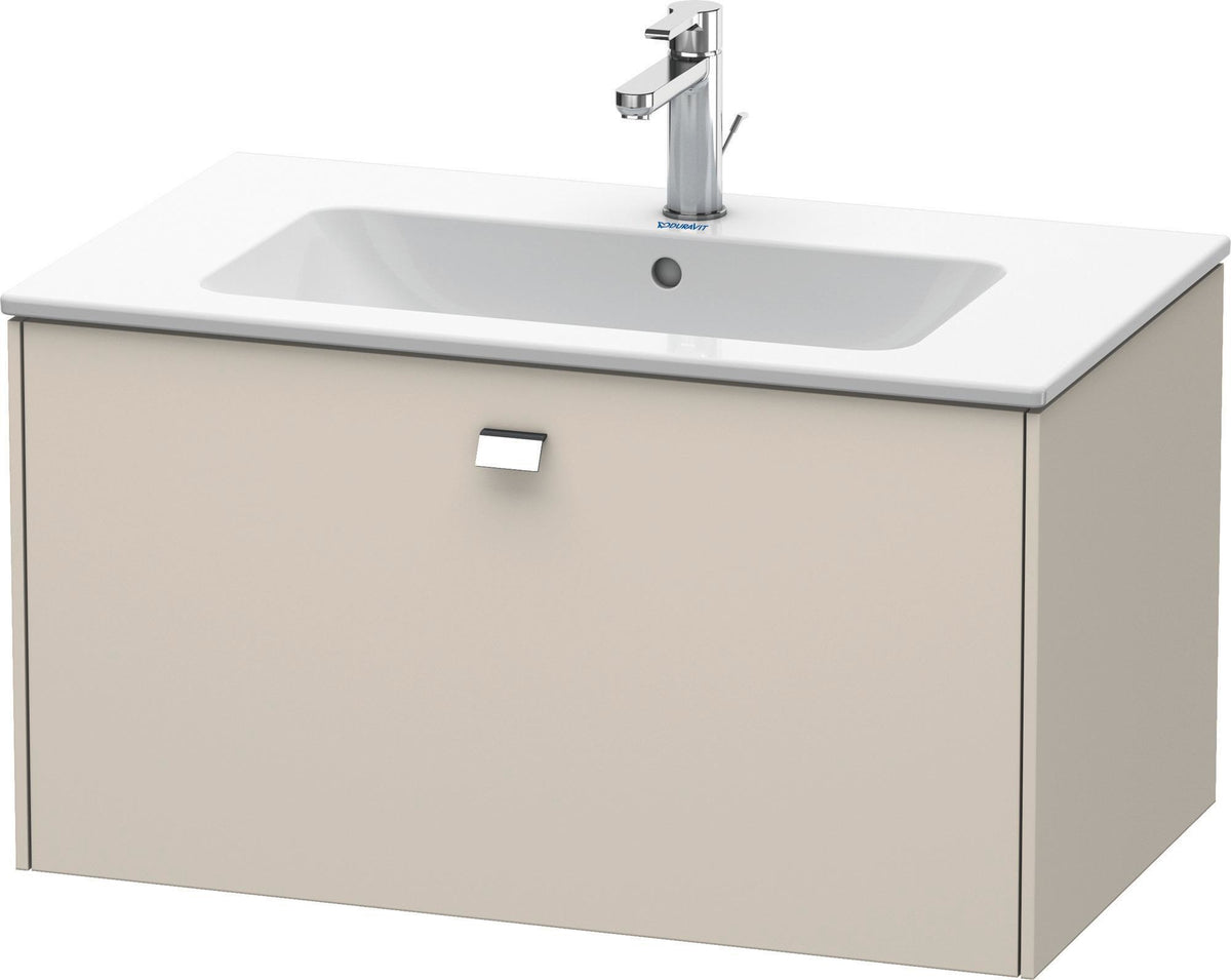 Duravit Brioso Waschtischunterbau 620 mm betongrau matt mit 1 Auszug und Soft-Close