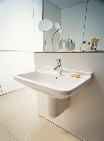 Duravit Halbsäule Starck 3 von Philippe Starck – Keramik, weiß, 315x170x320 mm