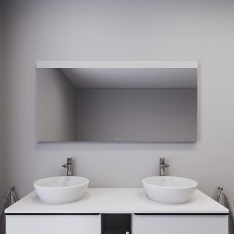 DURAVIT Licht & Spiegel Wandspiegel 600x700mm mit Beleuchtung, Heizung & Sensorschalter – Weiß