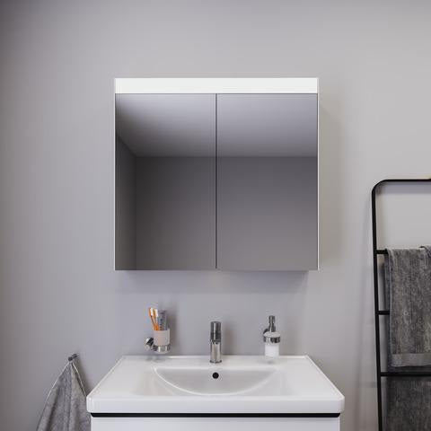 DURAVIT Spiegelschrank Licht & Spiegel LM7821 Weiß 148x810x760mm mit LED-Beleuchtung