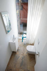 DURAVIT Wand-WC ME by Starck 480 mm Weiß Seidenmatt Rimless Tiefspüler