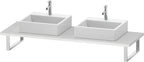 weiß / Spanplatte / Konsole variabel L-Cube 2 Ausschn.,30 xvarx550,Weiß Matt