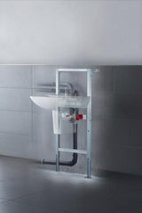 DURAVIT Schnellbefestigung Halbsäule Universal – verzinkter Stahl, 84 mm