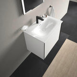 DURAVIT Viu Möbelwaschtisch 730 mm Weiß mit Überlauf und Hahnlochbank